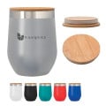 12 Oz. Vinay Stemless Wine Glass With Bamboo Lid