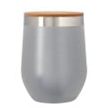 12 Oz. Vinay Stemless Wine Glass With Bamboo Lid