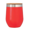 12 Oz. Vinay Stemless Wine Glass With Bamboo Lid