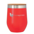 12 Oz. Vinay Stemless Wine Glass With Bamboo Lid