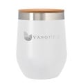 12 Oz. Vinay Stemless Wine Glass With Bamboo Lid