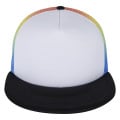 Rainbow Mesh Trucker Cap