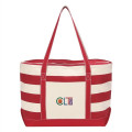 Cotton Canvas Nautical Tote Bag