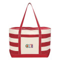 Cotton Canvas Nautical Tote Bag