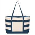 Cotton Canvas Nautical Tote Bag