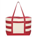 Cotton Canvas Nautical Tote Bag
