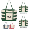 Cotton Canvas Nautical Tote Bag