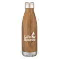 16 Oz. Stainless Steel Swig Woodtone Bottle