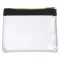 Sadie Satin Clear Cosmetic Bag