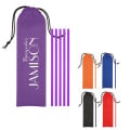 5-Pack On The Go Straws With Pouch