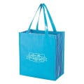 Shiny Laminated Non-Woven Tropic Shopper Tote Bag