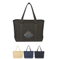 Large Cotton Canvas Yacht Tote Bag