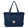 Large Cotton Canvas Yacht Tote Bag