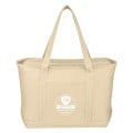 Large Cotton Canvas Yacht Tote Bag