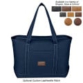 Large Cotton Canvas Yacht Tote Bag