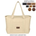 Large Cotton Canvas Yacht Tote Bag