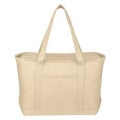 Large Cotton Canvas Yacht Tote Bag