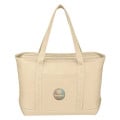 Large Cotton Canvas Yacht Tote Bag