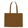 Non-Woven Shopper Tote Bag With Hook And Loop Closure