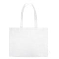 Non-Woven Shopper Tote Bag With Hook And Loop Closure