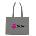 Non-Woven Shopper Tote Bag With Hook And Loop Closure