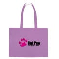 Non-Woven Shopper Tote Bag With Hook And Loop Closure