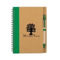 Eco-Inspired Spiral Notebook & Pen