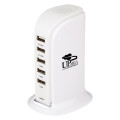 5-Port USB Hub Tower