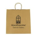 Kraft Paper Brown Shopping Bag - 10" x 10"