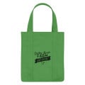 Non-Woven Shopper Tote Bag With 100% RPET Material