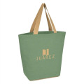 Marketplace Jute Tote Bag