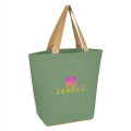 Marketplace Jute Tote Bag