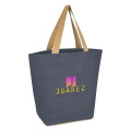 Marketplace Jute Tote Bag