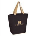 Marketplace Jute Tote Bag