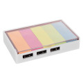 3-Port USB Hub With Sticky Flags