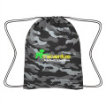 Reflective Camo Drawstring Sports Pack