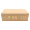 BlueSequoia Alarm Clock with Qi Charging Station and Wire...