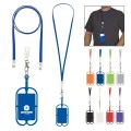 2-In-1 Charging Cable Lanyard With Phone Holder & Wallet