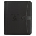 Pebble Grain Zippered Portfolio With Calculator