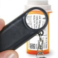 Magnifier And LED Light Key Chain