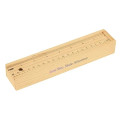 12- Piece Colored Pencil Set In Wooden Ruler Box