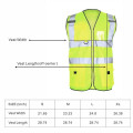 Hi-Vis Reflective Safety Vest with Pockets