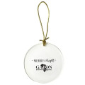 Acrylic Round Ornament