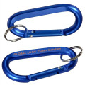 Aluminum Carabiner with Key Ring