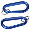 Aluminum Carabiner with Key Ring