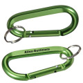 Aluminum Carabiner with Key Ring