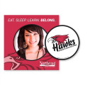 2-in-1 Circle Car Magnet w/Picture Frame
