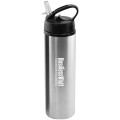 24 oz Aluminum Water Bottle with Sports Sipper Flip Straw