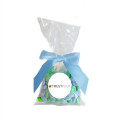 Chocolate Buttons in Stand Up Mug Drop Bag with Bow