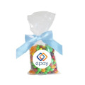 Skittles® Candy in Stand Up Mug Drop Bag with Bow